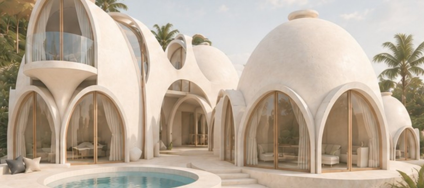 QUBA 5 & 6 dome villa at Al-Quba